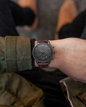 Load image into Gallery viewer, The Chrono S - Gunmetal/Walnut 40mm