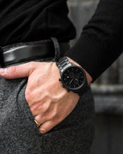 Load image into Gallery viewer, The Chrono S - Matte Black Steel
