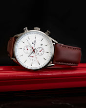 Load image into Gallery viewer, The Chrono S - Nickel/Oxblood