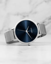 Load image into Gallery viewer, The Eros Mesh - Silver + Turkish Blue