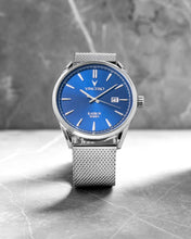 Load image into Gallery viewer, The Kairos Mesh - Blue/Silver