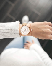 Load image into Gallery viewer, Kleio Mesh - Rose + White
