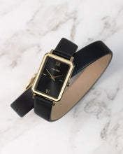 Load image into Gallery viewer, Ava Petite - Gold + Jet Black
