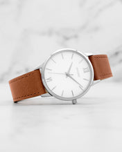Load image into Gallery viewer, Eros Petite - Silver + Caramel
