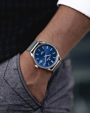 Load image into Gallery viewer, The Kairos Mesh - Blue/Silver
